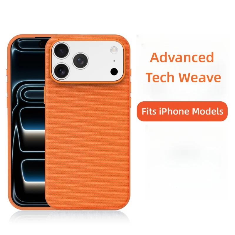 Techwoven Fabric Magnetic Phone Case For iPhone 17ProMax 16 15 Compatible with Wireless Charge Anti-Slip Shockproof Soft
Techwoven Fabric Magnetic Phone Case For iPhone 17ProMax 16 15 Compatible with Wireless Charge Anti-Slip Shockproof Soft