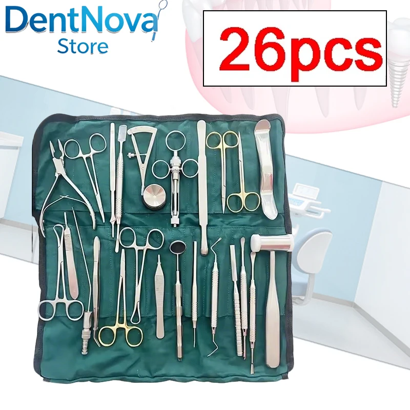 Dental Implant Tools Basic Kit Dental Implant Surgery Set Oral Surgical Instruments High Quality Dentist Extraction Kit
Dental Implant Tools Basic Kit Dental Implant Surgery Set Oral Surgical Instruments High Quality Dentist Extraction Kit