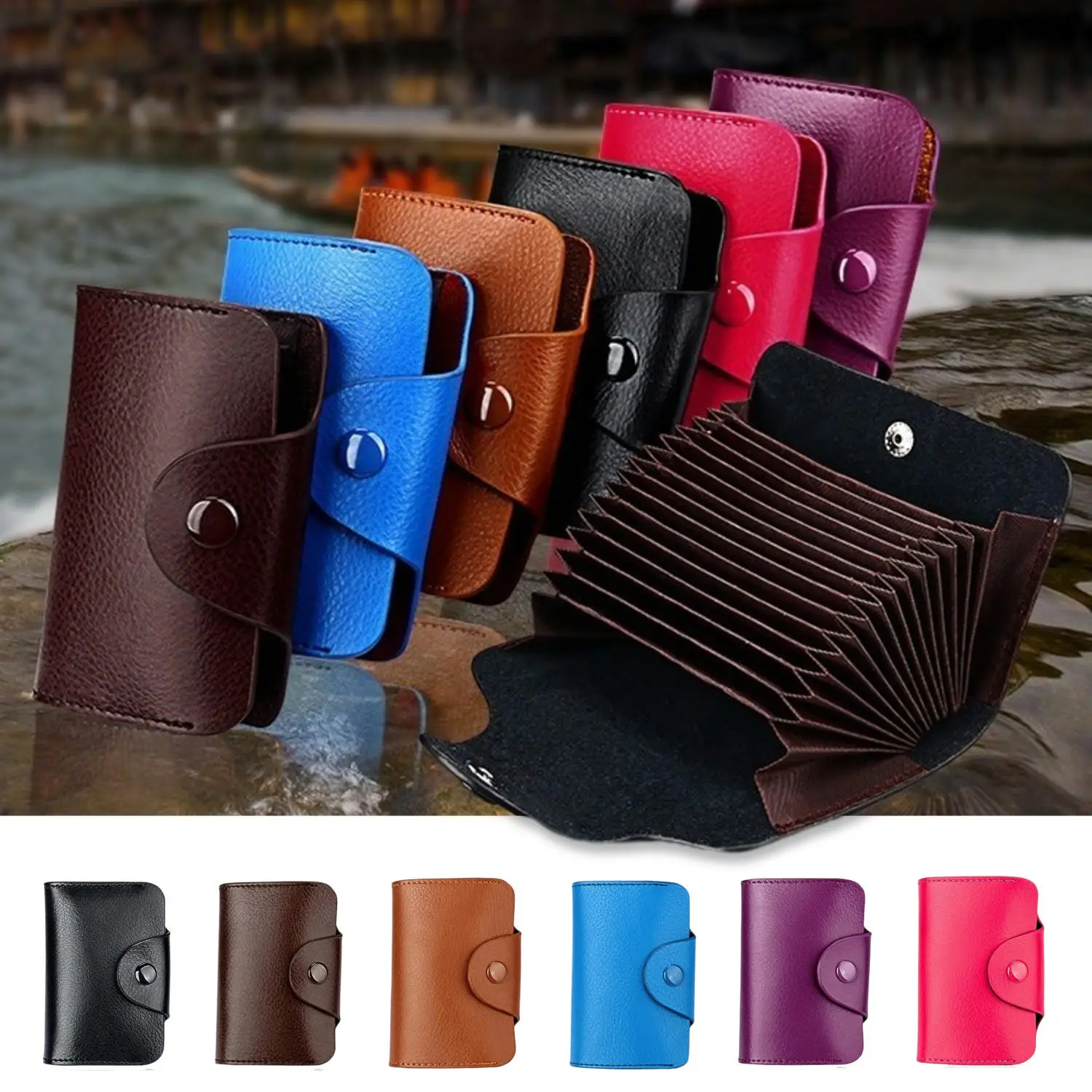 Fashion Credit Card Holder Wallet Genuine Leather Business Bank Card Pocket Large Capacity Cash Storage ID Holder 13 Card Slot
Fashion Credit Card Holder Wallet Genuine Leather Business Bank Card Pocket Large Capacity Cash Storage ID Holder 13 Card Slot