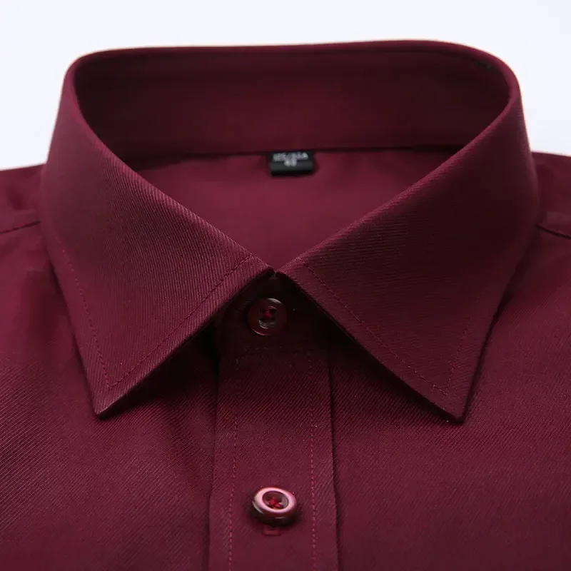 Oversize Men's Dress Shirts Social Formal Long Sleeve Luxury Office Plus Size Business Red Black White Color Shirt For Men
Oversize Men's Dress Shirts Social Formal Long Sleeve Luxury Office Plus Size Business Red Black White Color Shirt For Men