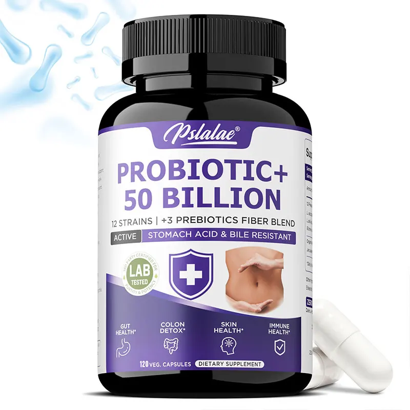 Probiotic 50 Billion - Supports Immune, Digestive and Gut Health, Promotes Energy Metabolism, Relieves Bloating, Non-GMO
Probiotic 50 Billion - Supports Immune, Digestive and Gut Health, Promotes Energy Metabolism, Relieves Bloating, Non-GMO