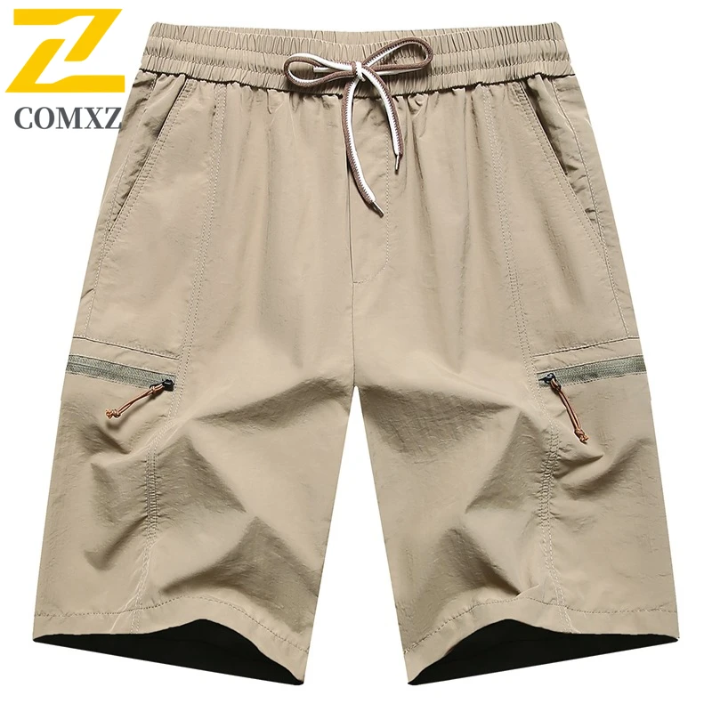 Men Casual Pants Quick Drying Breathable Sweat Absorbing Sports Shorts Elastic Waist Pocket Zipper Outdoor Camping Hiking Shorts
Men Casual Pants Quick Drying Breathable Sweat Absorbing Sports Shorts Elastic Waist Pocket Zipper Outdoor Camping Hiking Shorts