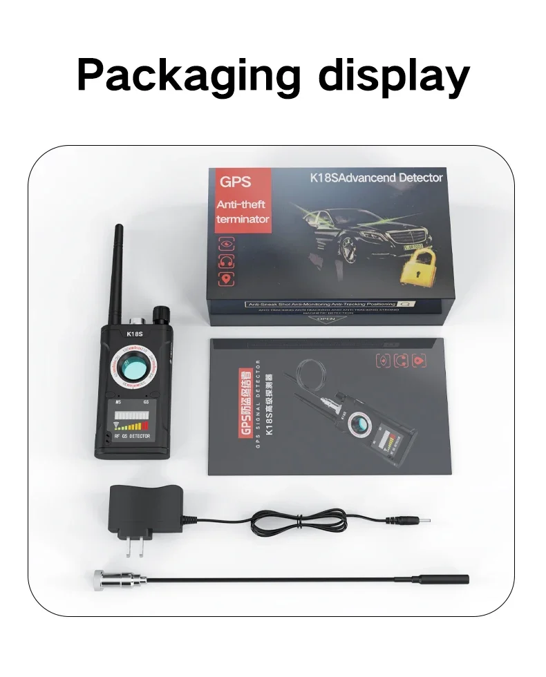 Hidden Camera Detector Anti Spy Gadget Professional Hunter Wireless Signal Car GPS Infrared Search Wiretapping Bug Mini Devices
Hidden Camera Detector Anti Spy Gadget Professional Hunter Wireless Signal Car GPS Infrared Search Wiretapping Bug Mini Devices
