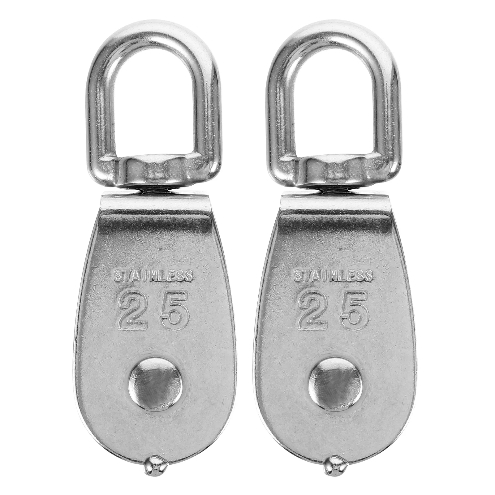 2pcs Lifting Pulley Wheel Small Cable Swivel Stainless Steel Heavy Duty Roller Hardware Pulley Block Steel Lift Wheel
2pcs Lifting Pulley Wheel Small Cable Swivel Stainless Steel Heavy Duty Roller Hardware Pulley Block Steel Lift Wheel