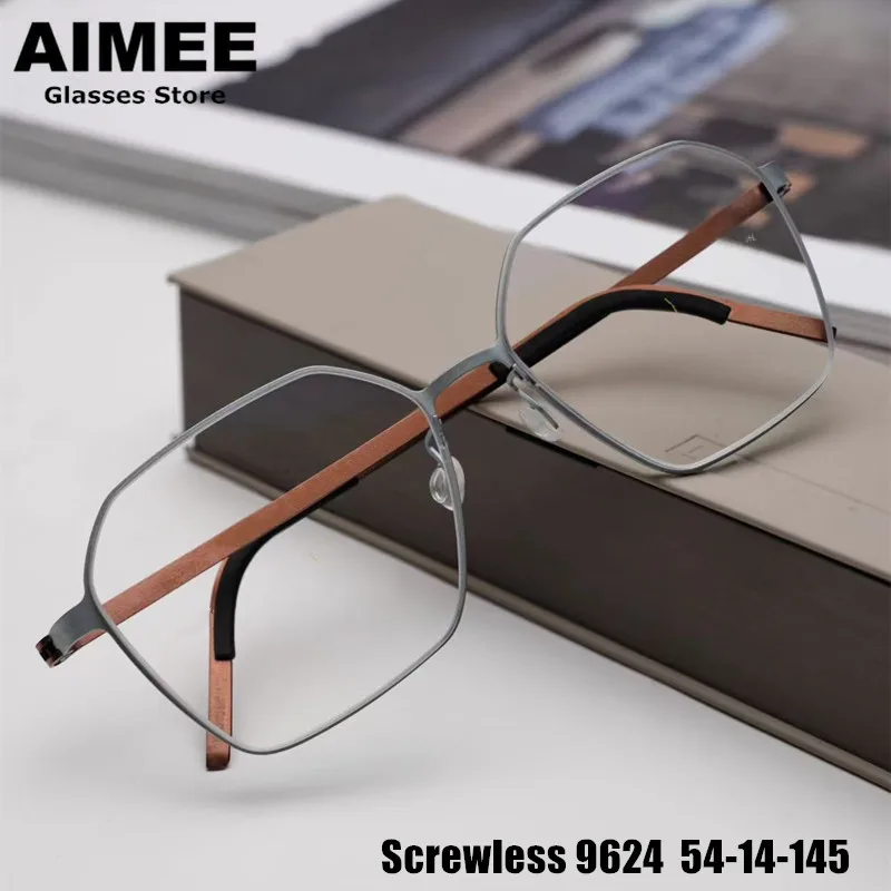 Denmark Brand Titanium Glasses Frame Men's Ultralight Screwless Eyeglasses 9624 Women Polygon Square Blue Light Spectacles Frame
Denmark Brand Titanium Glasses Frame Men's Ultralight Screwless Eyeglasses 9624 Women Polygon Square Blue Light Spectacles Frame