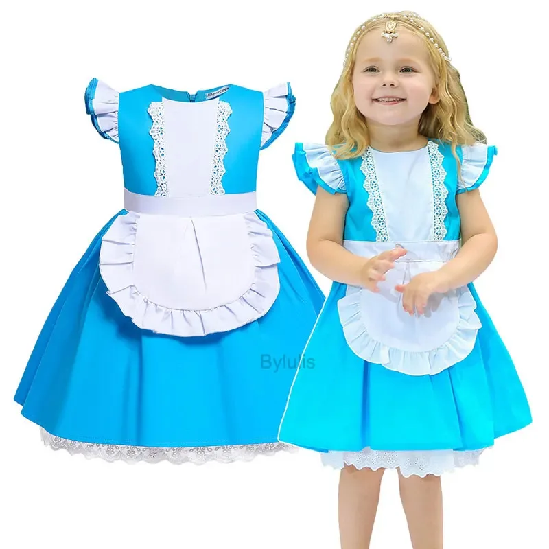 Girls Princess Alice in Wonderland Costume Baby Infant Cosplay Kids Alice Maid Lolita Dress Party Fantasia Fancy Dress Outfits
Girls Princess Alice in Wonderland Costume Baby Infant Cosplay Kids Alice Maid Lolita Dress Party Fantasia Fancy Dress Outfits
