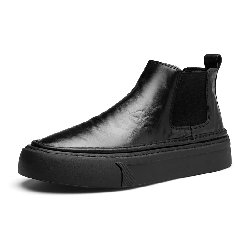 Padaso men's thick soled Chelsea boots men's suede casual leather shoes British style men's boots 231137
Padaso men's thick soled Chelsea boots men's suede casual leather shoes British style men's boots 231137