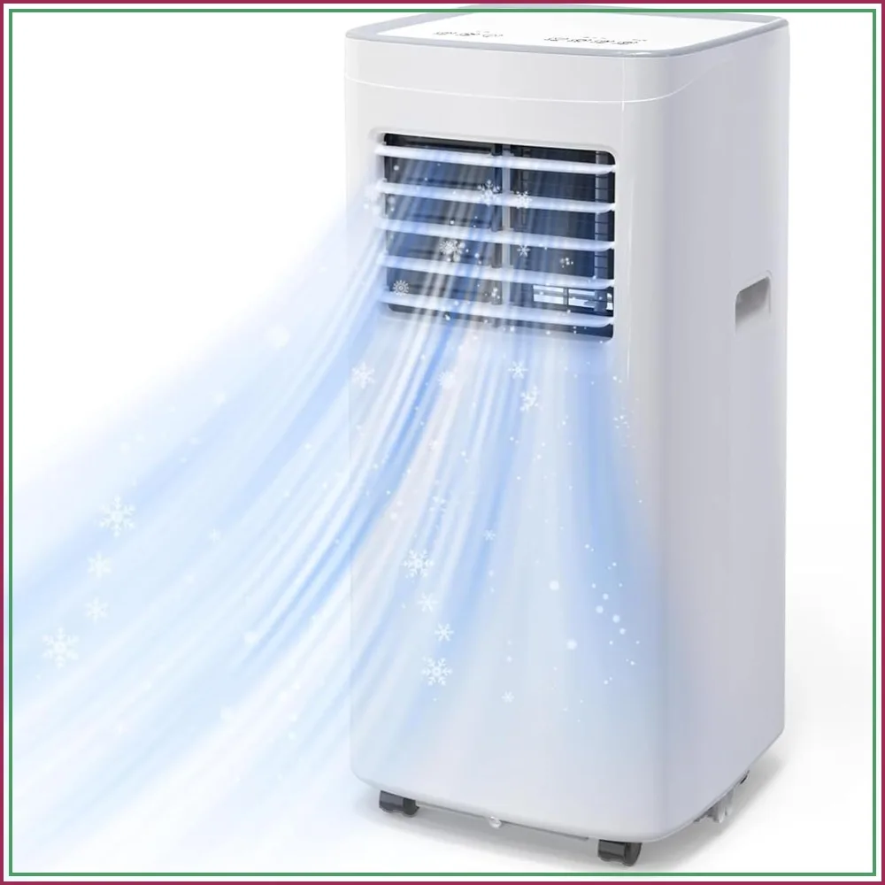 8400 BTU Portable Air Conditioner Cools 340 Sq.Ft, 3-in-1 AC with Remote, 24H Timer, Sleep Mode, Window Kit Included
8400 BTU Portable Air Conditioner Cools 340 Sq.Ft, 3-in-1 AC with Remote, 24H Timer, Sleep Mode, Window Kit Included