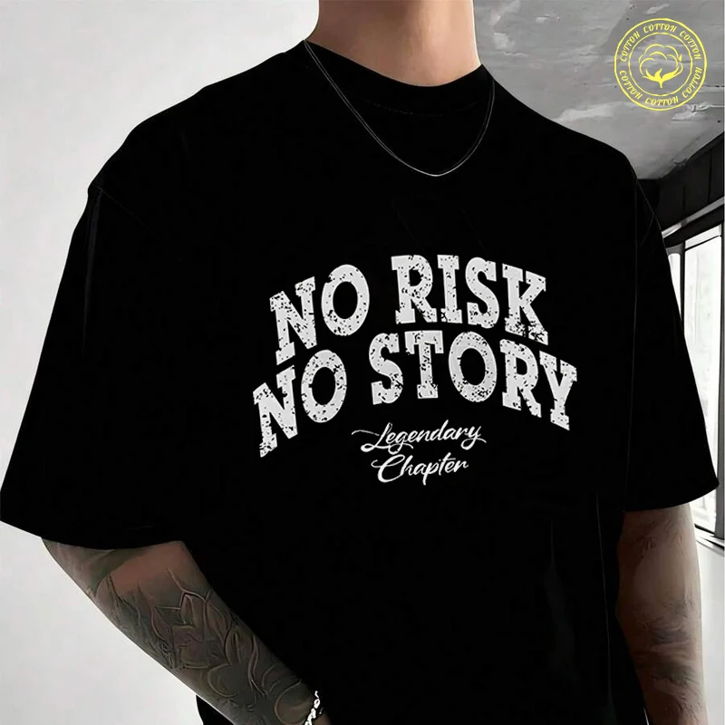 NO RISK NO STORY Letters Pattern Racing Men's Cotton T-Shirt Moto New Casual O-neck Short Sleeve Summer Streetwear Tees
NO RISK NO STORY Letters Pattern Racing Men's Cotton T-Shirt Moto New Casual O-neck Short Sleeve Summer Streetwear Tees