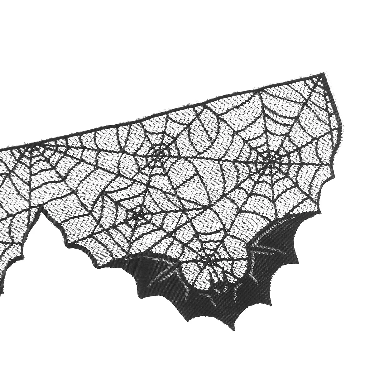 Halloween Black Lace Fireplace Mantel Scarf Bat Spider Web Design Interior Doorway Hutch Buffet Backdrop Year Round
Halloween Black Lace Fireplace Mantel Scarf Bat Spider Web Design Interior Doorway Hutch Buffet Backdrop Year Round