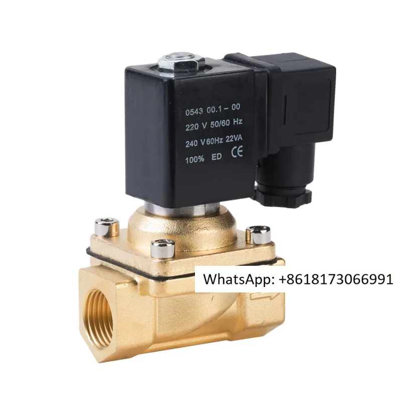 New Gong type solenoid valve PU220-04 all copper 4-pin/6-pin/1-inch waterproof and anti fog water valve AC220V DC24V
New Gong type solenoid valve PU220-04 all copper 4-pin/6-pin/1-inch waterproof and anti fog water valve AC220V DC24V