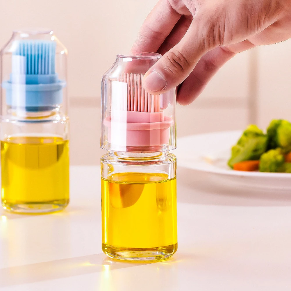 150ml 2-In-1 Oil Bottle With Brush Large Capacity Measuring Oil Container Kitchen Cookware
150ml 2-In-1 Oil Bottle With Brush Large Capacity Measuring Oil Container Kitchen Cookware