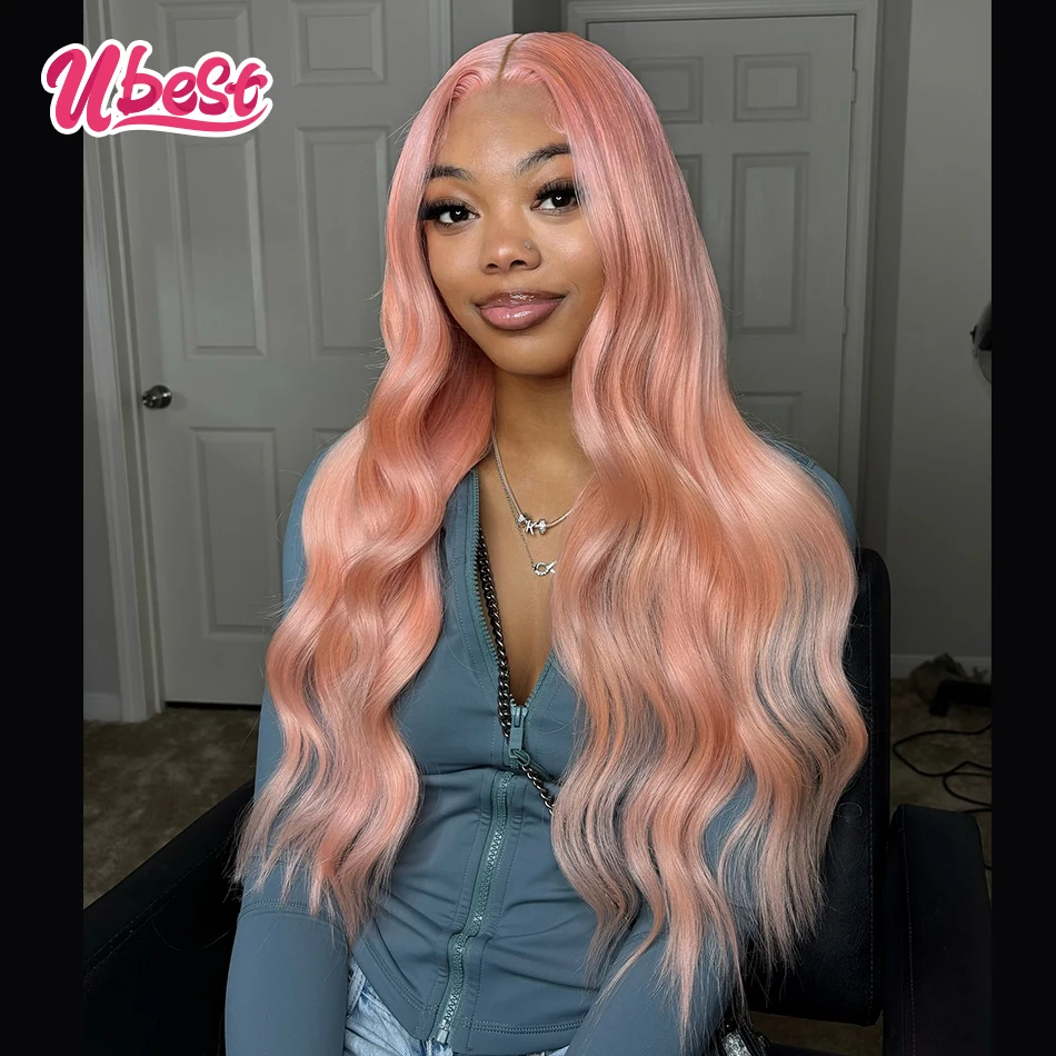 Ubest Light Pink Colored Body Wave 13x6 Lace Front Wigs Brazilian 100% Human Hair Transparent Glueless Wig Pre Plucked For Women
Ubest Light Pink Colored Body Wave 13x6 Lace Front Wigs Brazilian 100% Human Hair Transparent Glueless Wig Pre Plucked For Women