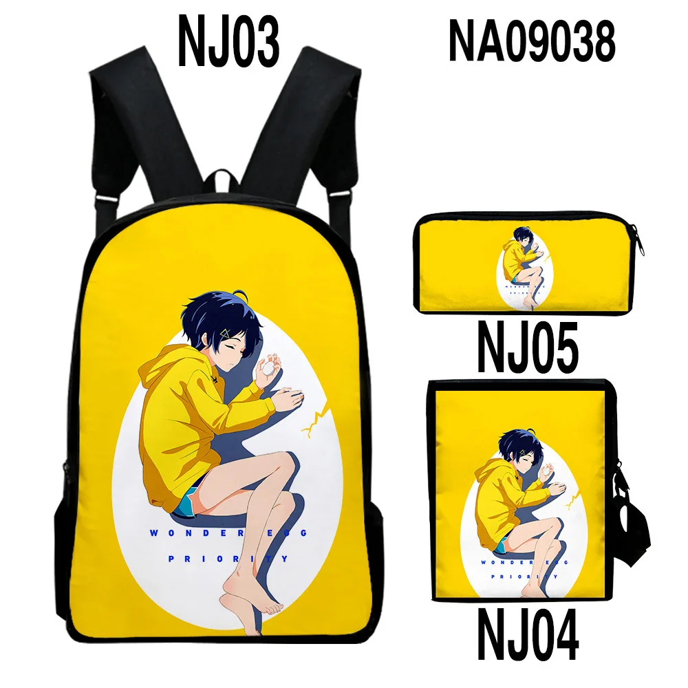 Harajuku Youthful WONDER EGG PRIORITY 3D Print 3pcs/Set Student Travel bags Laptop Daypack Backpack Shoulder Bag Pencil Case
Harajuku Youthful WONDER EGG PRIORITY 3D Print 3pcs/Set Student Travel bags Laptop Daypack Backpack Shoulder Bag Pencil Case