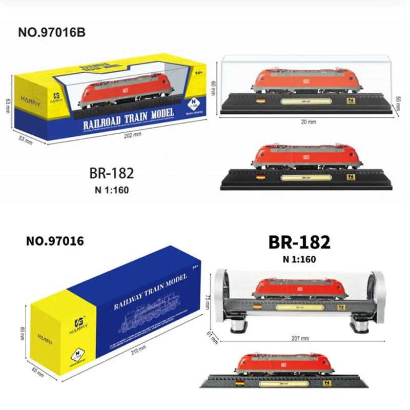 N-type 1:160 Scale BR-182 RaIailroad Train Model Static Display Gift Toy Souvenir Decoration
N-type 1:160 Scale BR-182 RaIailroad Train Model Static Display Gift Toy Souvenir Decoration