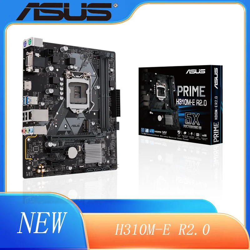 NEW PRIME H310M-E R2.0 For A-S-U-S LGA-1151 mATX motherboard DDR4 2666MHz SATA 6Gbps USB 3.1(No Retail pack)
NEW PRIME H310M-E R2.0 For A-S-U-S LGA-1151 mATX motherboard DDR4 2666MHz SATA 6Gbps USB 3.1(No Retail pack)