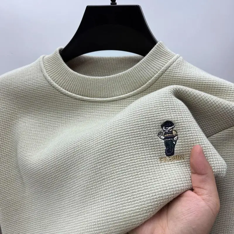 Thiened Fce Inner Wear Футболка Мужская повседневная теплая толстовка Long Sve round Ne Trendy Top Quali Brand Youth Faion
Thiened Fce Inner Wear Футболка Мужская повседневная теплая толстовка Long Sve round Ne Trendy Top Quali Brand Youth Faion