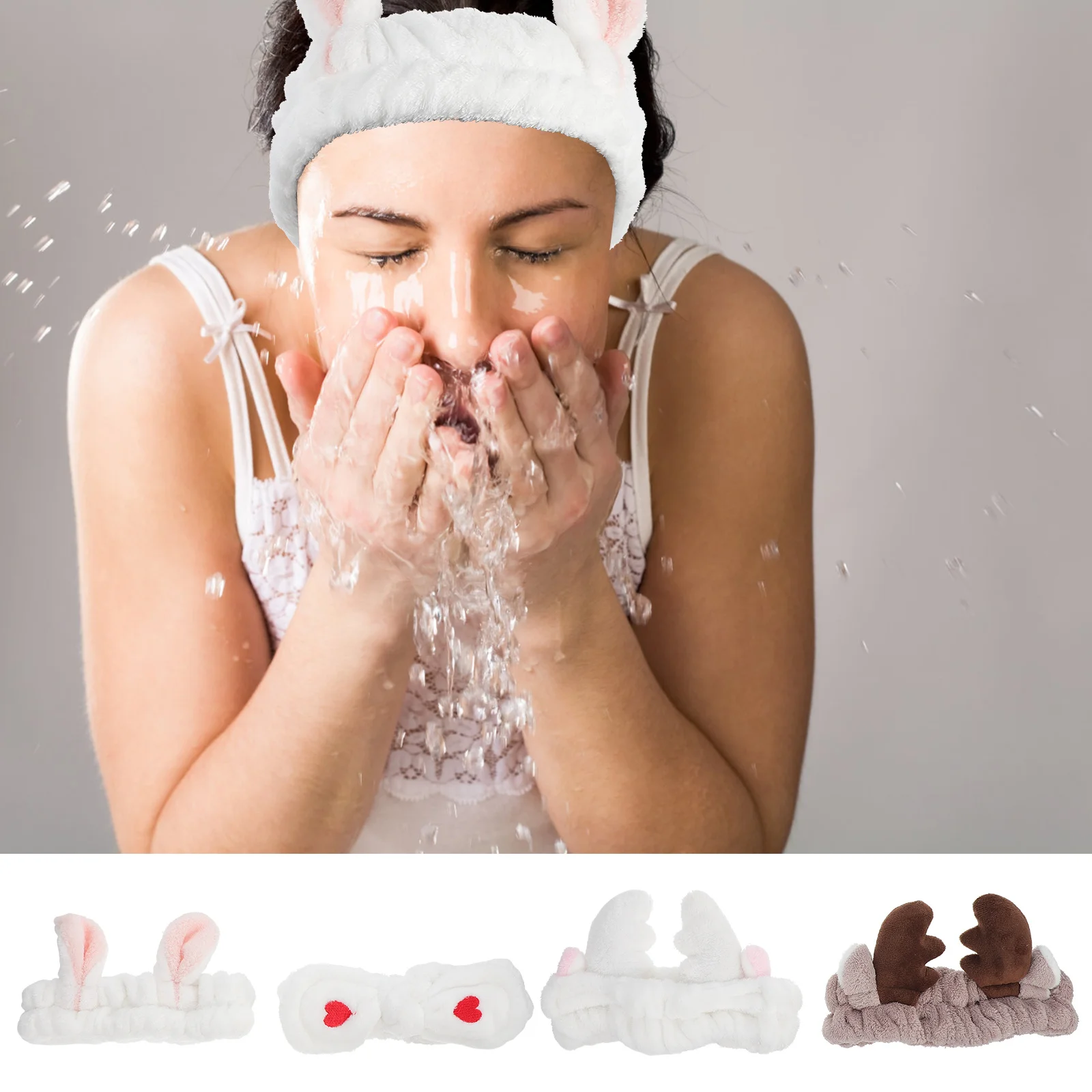 4Pcs Shower Headband Towels Washing Elastic Headbands Soft Comfortable Bangs Keeper for Makeup and Facial Care
4Pcs Shower Headband Towels Washing Elastic Headbands Soft Comfortable Bangs Keeper for Makeup and Facial Care