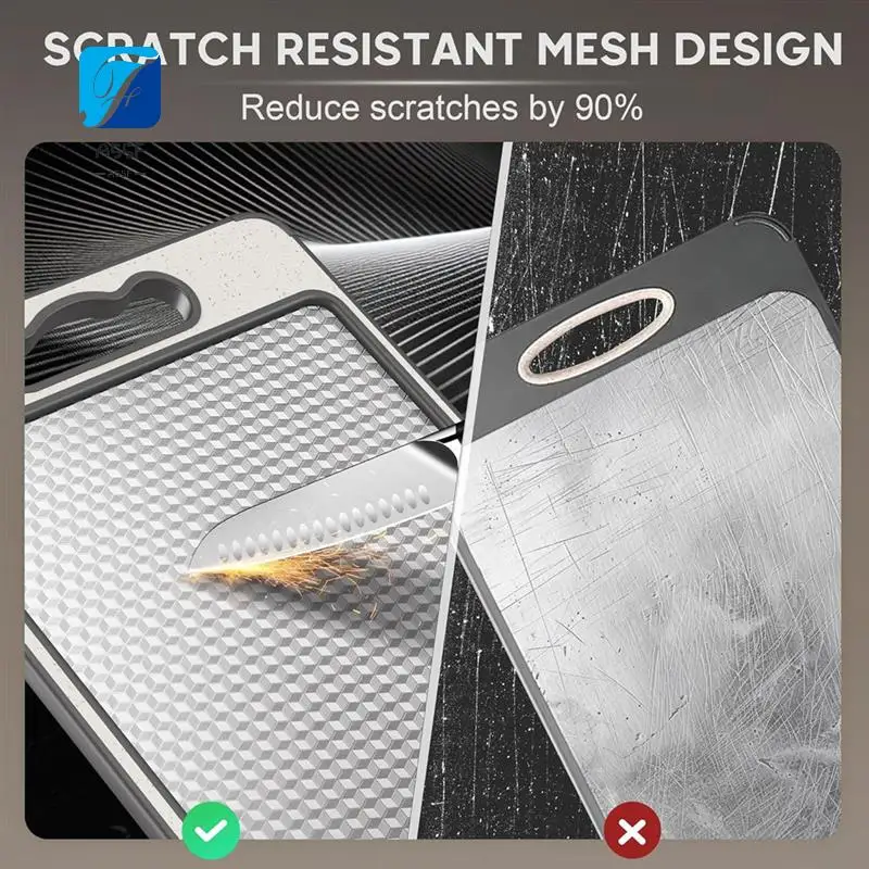 A55F-1Pcs Stainless Steel Cutting Board Double Sided Chopping Board For Kitchen Scratch Resistants Anti-Slip Silicone Edges
A55F-1Pcs Stainless Steel Cutting Board Double Sided Chopping Board For Kitchen Scratch Resistants Anti-Slip Silicone Edges