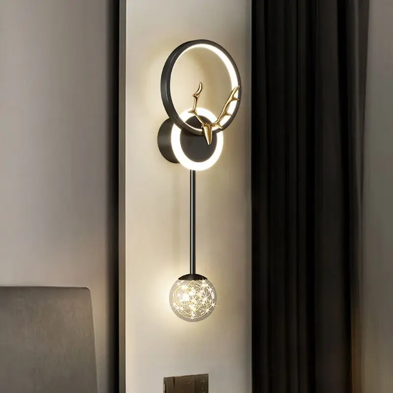 Wall lamp bedroom bedside lamp light luxury style modern minimalist Scandinavian lamps and lanterns corridor aisle lamp living r
Wall lamp bedroom bedside lamp light luxury style modern minimalist Scandinavian lamps and lanterns corridor aisle lamp living r