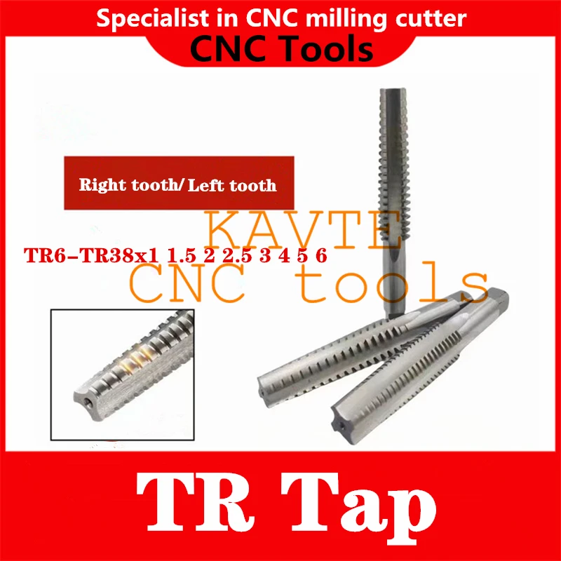 High Quality Tr Right Left Hand Trapeze Thread Screw Tap and Trapezoidal Tap TR8 TR10 TR12 TR16 TR18 TR20*2/3/4 Threading Tools
High Quality Tr Right Left Hand Trapeze Thread Screw Tap and Trapezoidal Tap TR8 TR10 TR12 TR16 TR18 TR20*2/3/4 Threading Tools