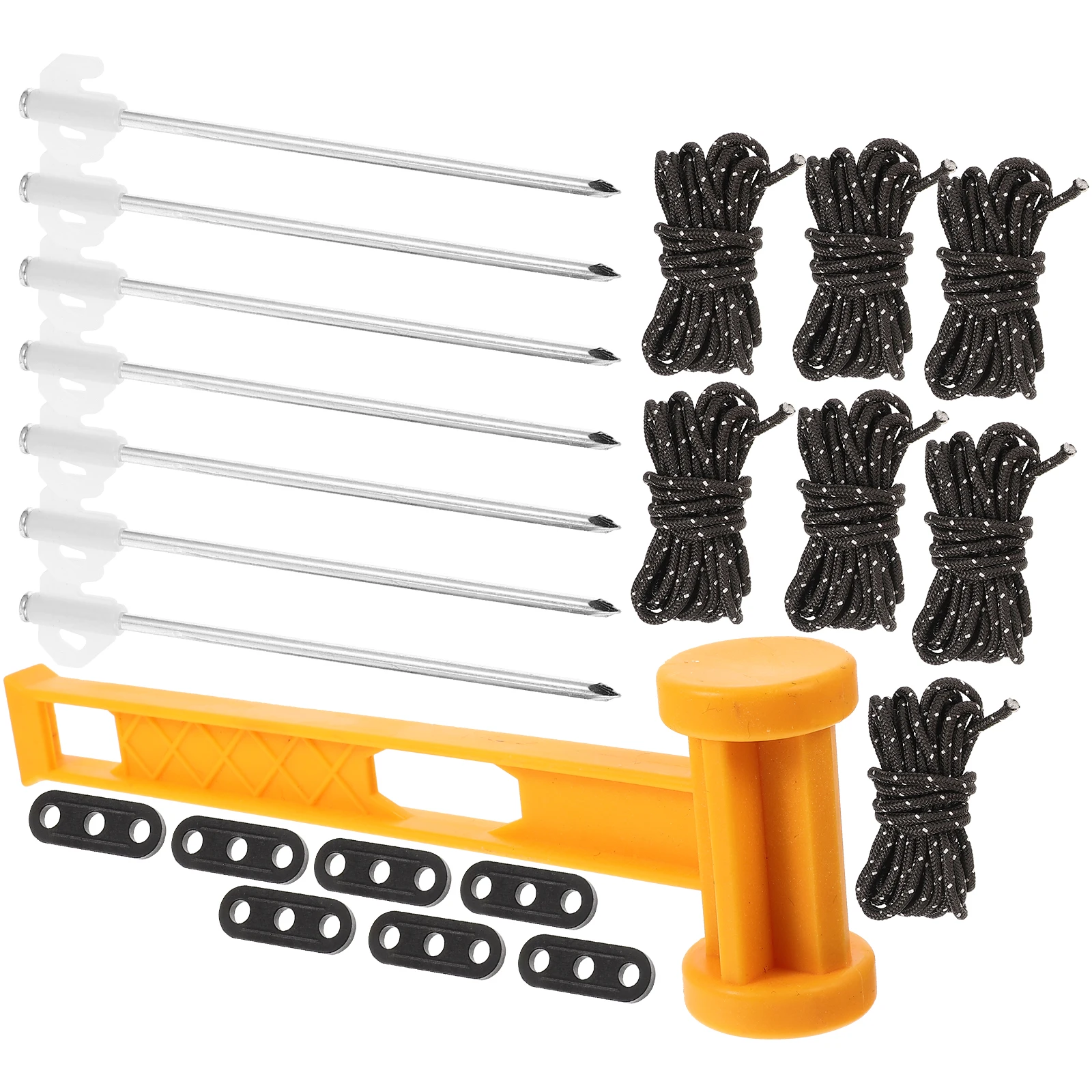 Plastic Tent Stakes Camping Accessories Set Smooth Tip Pegs Corrosion Resistant Heavy Duty Tent Pegs Outdoor Travel Gear
Plastic Tent Stakes Camping Accessories Set Smooth Tip Pegs Corrosion Resistant Heavy Duty Tent Pegs Outdoor Travel Gear