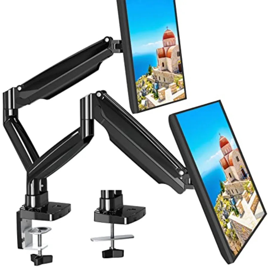 Monitor Desk Mount for 2239 ultrawide screens, steel black, fully adjustable dual-monitor gas spring arm with 100x100 VESA moun
Monitor Desk Mount for 2239 ultrawide screens, steel black, fully adjustable dual-monitor gas spring arm with 100x100 VESA moun