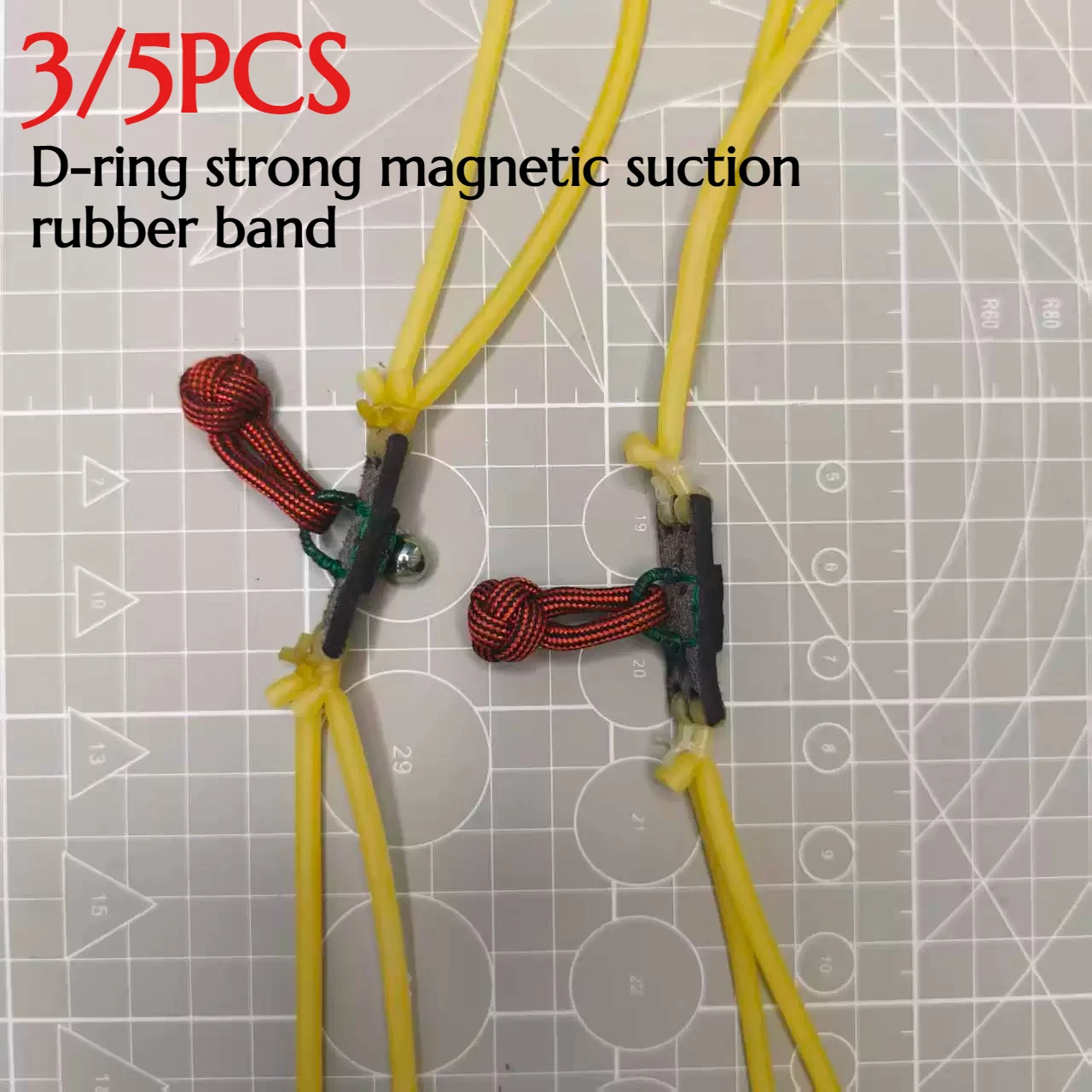3/5PCS D-ring Magnetic Suction Rubber Band Slingshot Special Round Rubber Band High Elasticity Durable Outdoor Hunting Equipment
3/5PCS D-ring Magnetic Suction Rubber Band Slingshot Special Round Rubber Band High Elasticity Durable Outdoor Hunting Equipment
