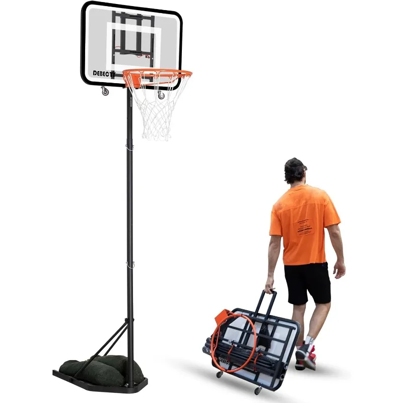 Portable Basketball Hoop Outdoor Basketball Goal Adjustable Basketball Hoops Outdoor Indoor 6.9 to 8.7 Ft 
Portable Basketball Hoop Outdoor Basketball Goal Adjustable Basketball Hoops Outdoor Indoor 6.9 to 8.7 Ft