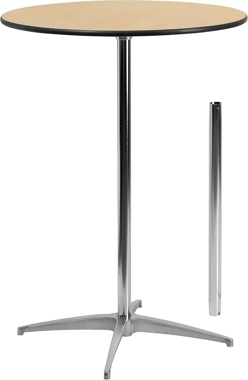 Lars 30'' Round Wood Cocktail Table with 30'' and 42'' Columns, Adjustable Wood Bar Height Table for Events or Home Use, Natural
Lars 30'' Round Wood Cocktail Table with 30'' and 42'' Columns, Adjustable Wood Bar Height Table for Events or Home Use, Natural