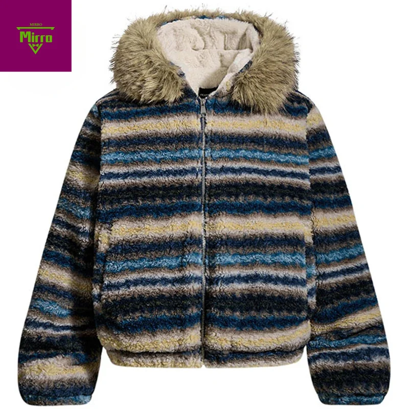 Men's Vintage Jackets Winter Thicken Plush Warm Parkas Fur Collar Coats Streetwear Harajuku Oversized Padded Jackets Outwear
Men's Vintage Jackets Winter Thicken Plush Warm Parkas Fur Collar Coats Streetwear Harajuku Oversized Padded Jackets Outwear