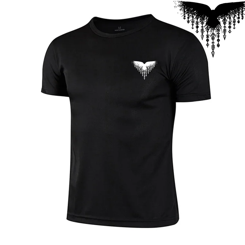 Мужская быстросохнущая футболка для фитнеса и бега, тренировочная, весна-лето 2026, повседневная спортивная, с коротким рукавом
Мужская быстросохнущая футболка для фитнеса и бега, тренировочная, весна-лето 2026, повседневная спортивная, с коротким рукавом