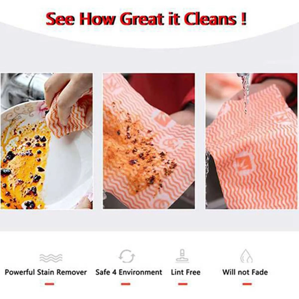 disposable dish cloths 4 Roll of 200 Disposable Cleaning ClothReusable Kitchen TowelTableware ClothNon-Woven ClothMulti-Purpose
disposable dish cloths 4 Roll of 200 Disposable Cleaning ClothReusable Kitchen TowelTableware ClothNon-Woven ClothMulti-Purpose