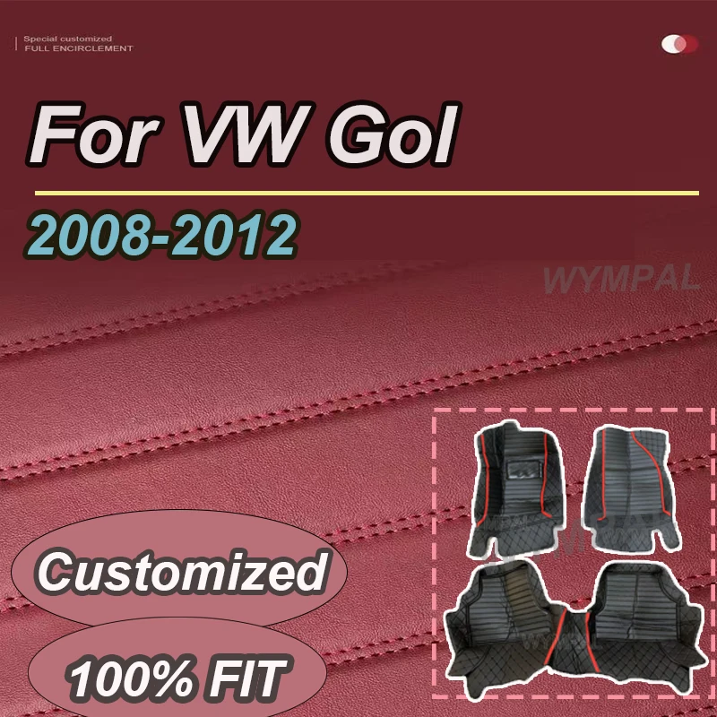 LUXURY Custom Automotive Car Floor Mats For VW Gol 2008 2009 2010 2011 2012 Auto Luxury Leather
LUXURY Custom Automotive Car Floor Mats For VW Gol 2008 2009 2010 2011 2012 Auto Luxury Leather