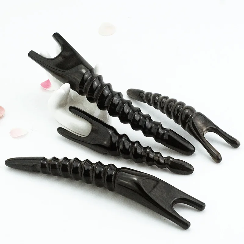 Natural Black Buffalo Horn Eye Muscle-Poking Stick Beauty Board Universal Eye Acupuncture Neck Facial Meridian Scraping Massage
Natural Black Buffalo Horn Eye Muscle-Poking Stick Beauty Board Universal Eye Acupuncture Neck Facial Meridian Scraping Massage