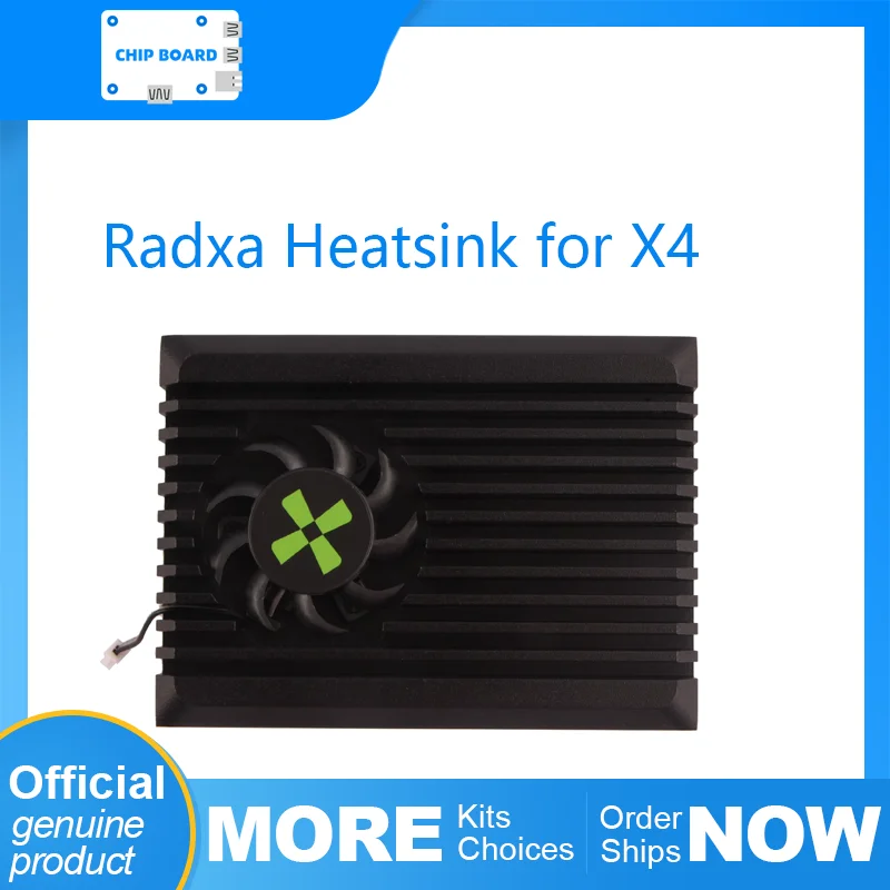 Radxa Heatsink for X4 delivers an efficient cooling solution for your Radxa X4 board
Radxa Heatsink for X4 delivers an efficient cooling solution for your Radxa X4 board