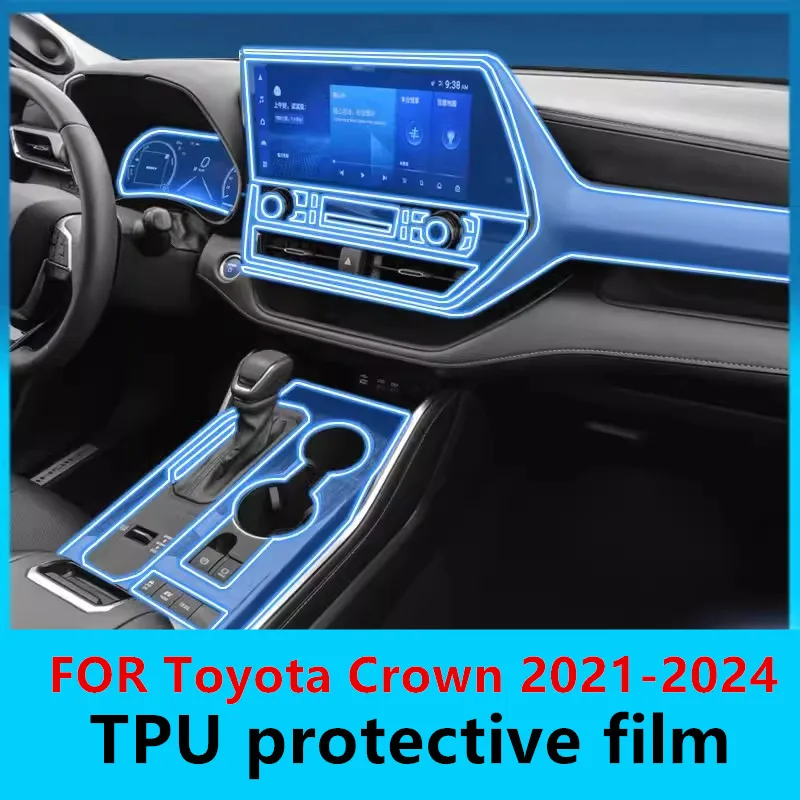 Car Interior Center console Transparent TPU Protective film Anti-scratch Repair film For Toyota Crown 2021-2024 Auto Accessories
Car Interior Center console Transparent TPU Protective film Anti-scratch Repair film For Toyota Crown 2021-2024 Auto Accessories