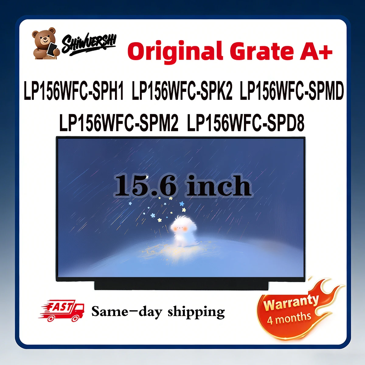 Original New A+ 15.6 inch Slim Laptop Lcd Screen Panel LP156WFC SPH1 LP156WFC SPK2 LP156WFC SPMD LP156WFC SPM2 LP156WFC SPD8
Original New A+ 15.6 inch Slim Laptop Lcd Screen Panel LP156WFC SPH1 LP156WFC SPK2 LP156WFC SPMD LP156WFC SPM2 LP156WFC SPD8