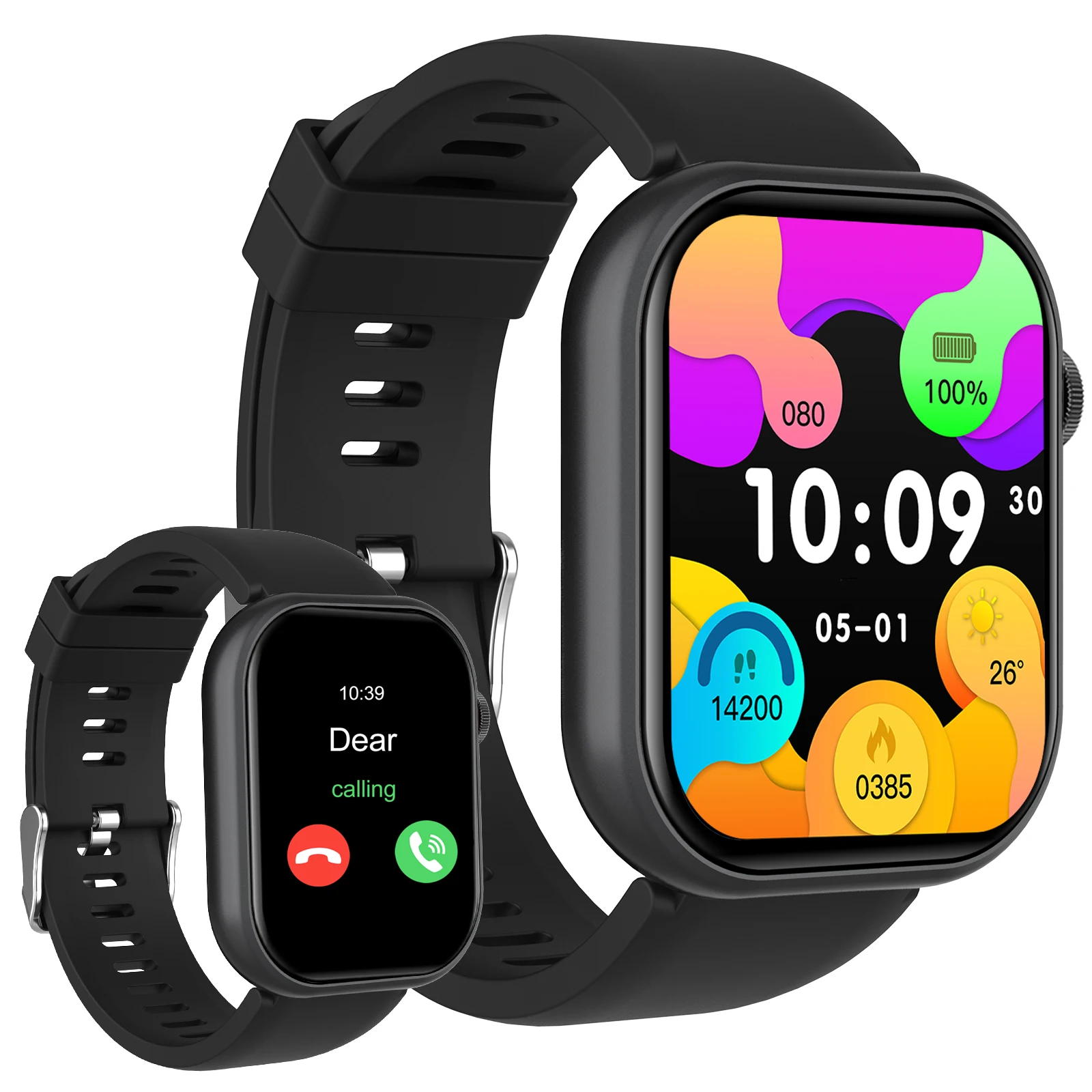 Watches Sport Smart Watch Touch Screen Bluetooth Call Fitness Tracker Smartwatch for Android & iPhones
Watches Sport Smart Watch Touch Screen Bluetooth Call Fitness Tracker Smartwatch for Android & iPhones