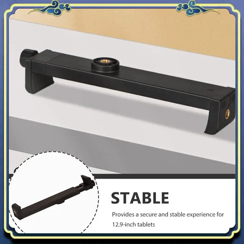 Portable Tablet Holder For Tripod Mount Adapter For Tablet Black Tablet Holder For Monopod Tablet Attachment For Tripod
Portable Tablet Holder For Tripod Mount Adapter For Tablet Black Tablet Holder For Monopod Tablet Attachment For Tripod