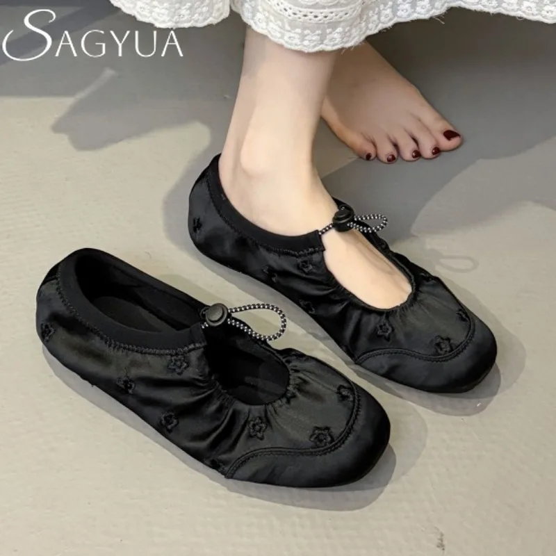 Square Toe Women Ballet Flat Sandals Soft Sole Marie Janes Shoes Woman Loafers 2025 Brand Summer Shallow Dress Casual Sandalias
Square Toe Women Ballet Flat Sandals Soft Sole Marie Janes Shoes Woman Loafers 2025 Brand Summer Shallow Dress Casual Sandalias