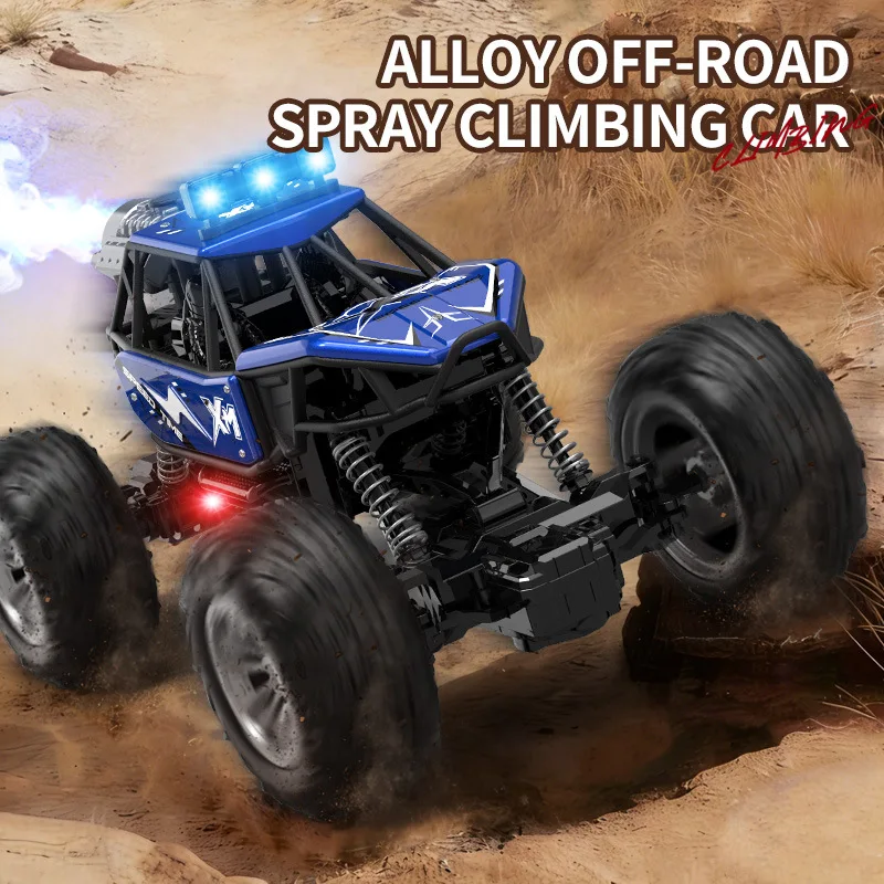 Speed Time 2.4G Remote Control Climbing Car Alloy Off Road Car With Led Light Music Spray Electric Function For Outdoor Hobby
Speed Time 2.4G Remote Control Climbing Car Alloy Off Road Car With Led Light Music Spray Electric Function For Outdoor Hobby
