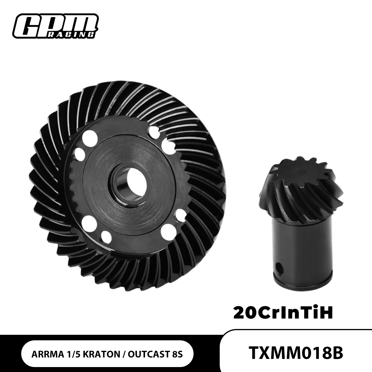 GPM 20Crintih Steel Main Diff Gear 39/12T Spiral ARRMA 1/5 Kraton Outcast EXB 8S
GPM 20Crintih Steel Main Diff Gear 39/12T Spiral ARRMA 1/5 Kraton Outcast EXB 8S