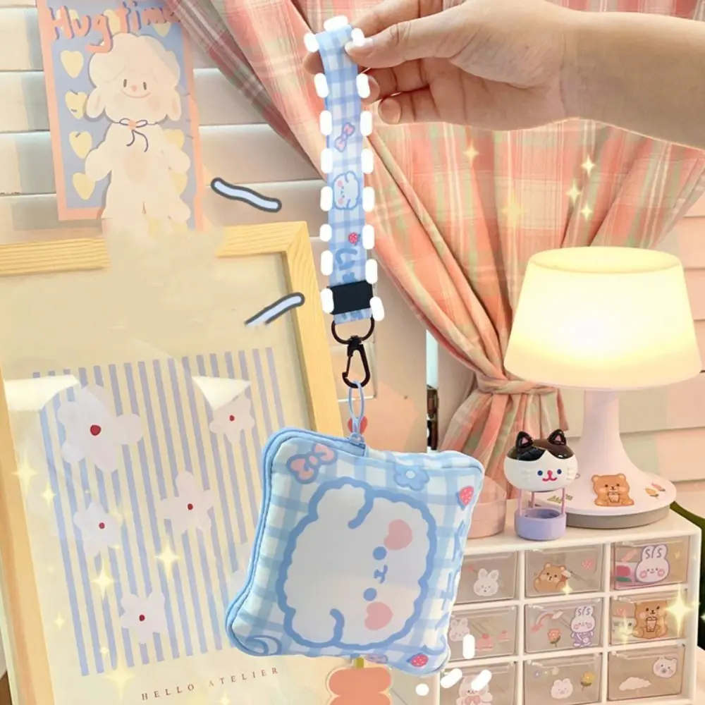 Cute Mini Cosmetic Bag Sweet Cartoon Grid Pattern Purse Korean Style Cotton Cloth Sanitary Napkin Storage Bag Outdoor
Cute Mini Cosmetic Bag Sweet Cartoon Grid Pattern Purse Korean Style Cotton Cloth Sanitary Napkin Storage Bag Outdoor