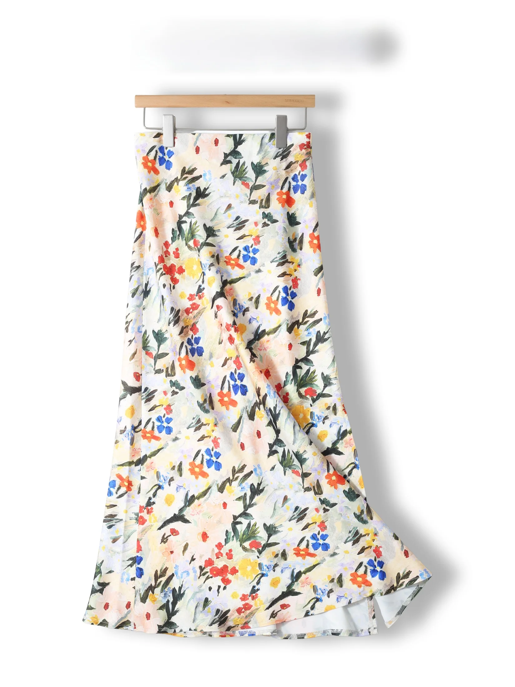 Trendy Half Skirt with High Waist Design Acidic Satin Fabric Oil Painting Print Women's Fashion Skirt That Doesn't Deform
Trendy Half Skirt with High Waist Design Acidic Satin Fabric Oil Painting Print Women's Fashion Skirt That Doesn't Deform
