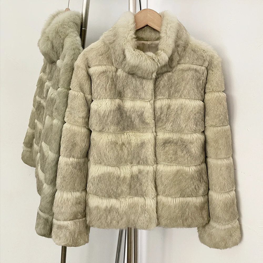 OFTBUY 100% натуральная женская куртка из меха кролика, теплая верхняя одежда, меховое пальто, элегантное женское роскошное пальто, новинка зимы 2026
OFTBUY 100% натуральная женская куртка из меха кролика, теплая верхняя одежда, меховое пальто, элегантное женское роскошное пальто, новинка зимы 2026