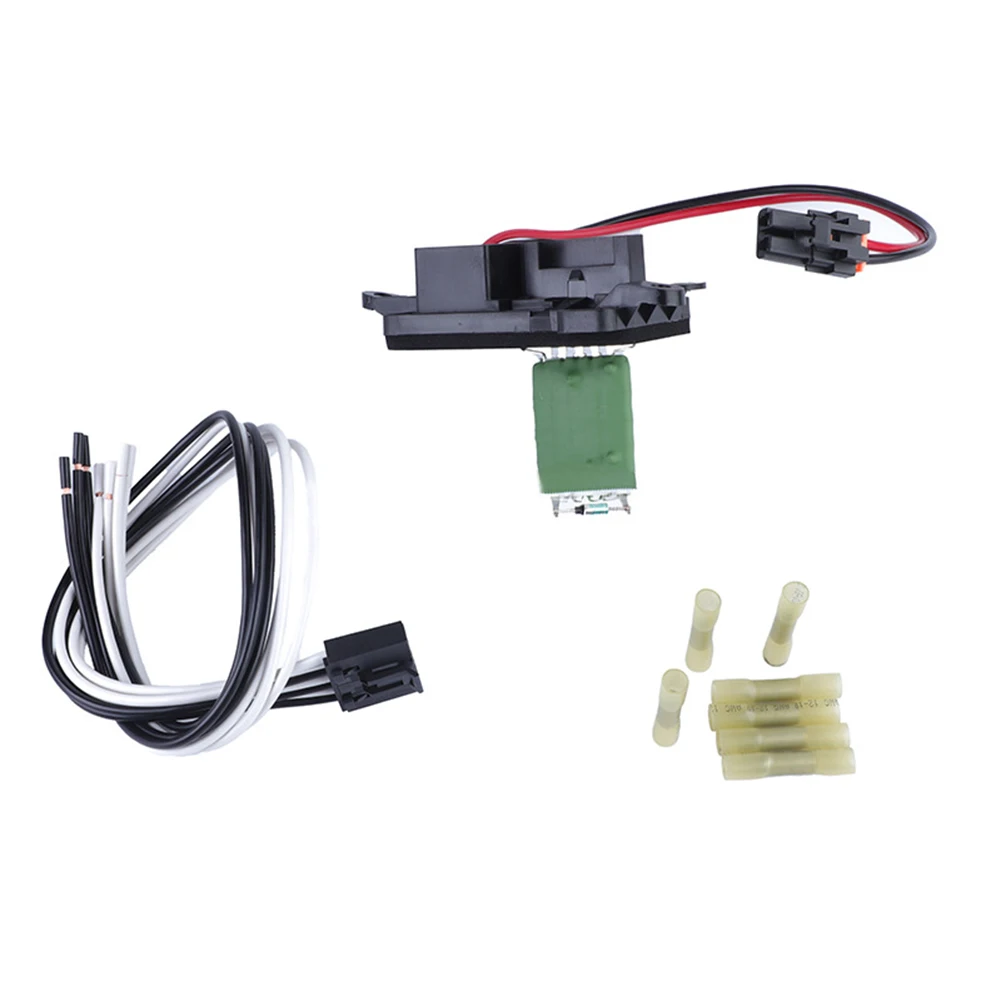 Резистор двигателя вентилятора с ручным управлением переменного тока для Chevrolet для Yukon 2003 2006, комплект жгутов проводов и клемм 
Резистор двигателя вентилятора с ручным управлением переменного тока для Chevrolet для Yukon 2003 2006, комплект жгутов проводов и клемм