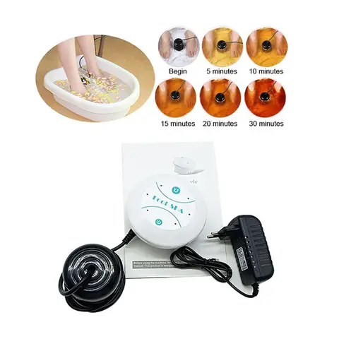 Foot Detox Ionic Spa Machine Ion Cleanse Array Feet Detox Bath Massager Pain Relief Device Detoxification Spa Health Care Tool