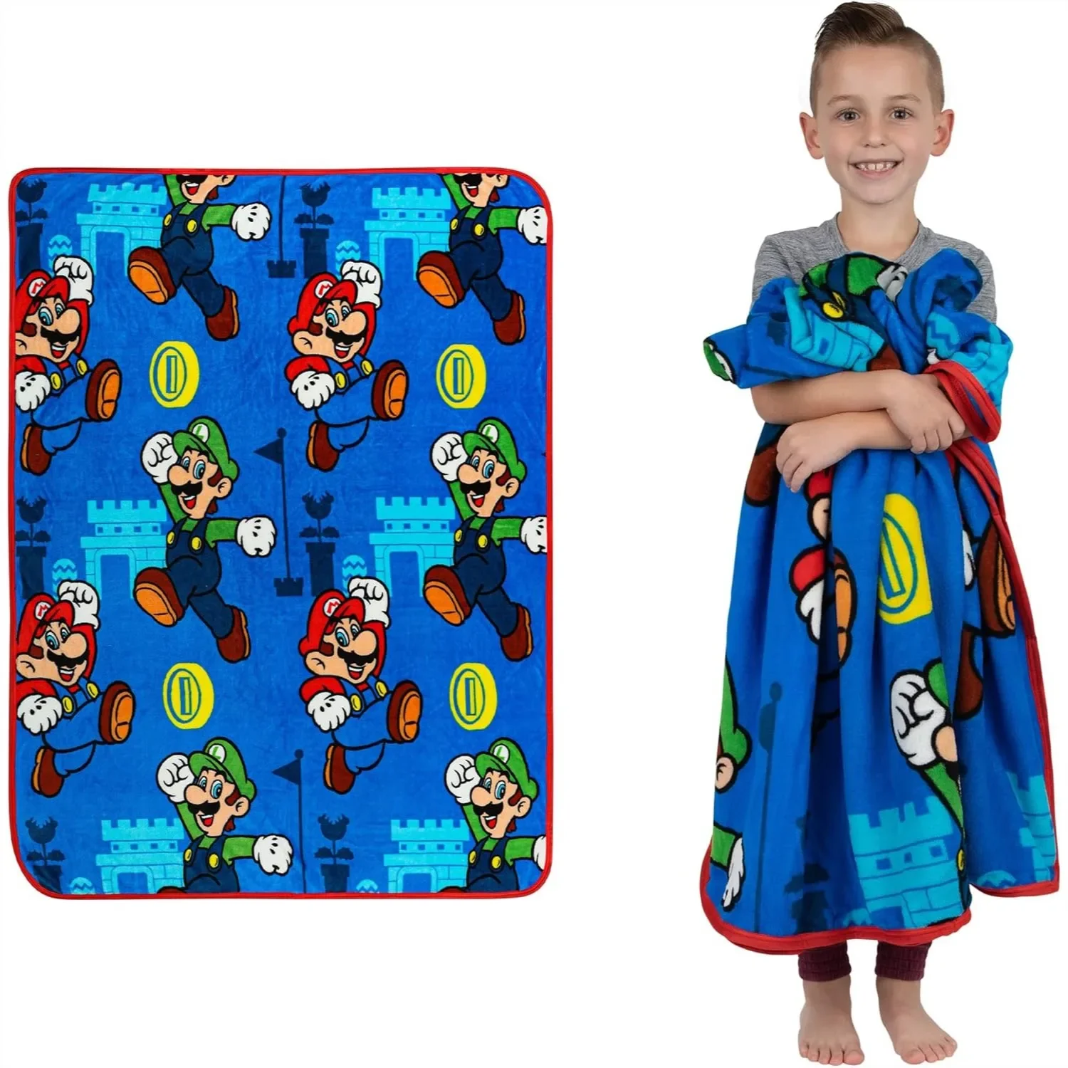 Super Soft Plush Throw Blanket 46x60 Inch for Kids, Cozy Micro Raschel Blanket for Couch
Super Soft Plush Throw Blanket 46x60 Inch for Kids, Cozy Micro Raschel Blanket for Couch