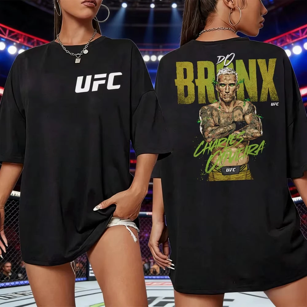 Лето 2026, футболка с рисунком UFC Charles Oliveira, спортивная хлопковая свободная рубашка с короткими рукавами для отдыха и фитнеса, унисекс
Лето 2026, футболка с рисунком UFC Charles Oliveira, спортивная хлопковая свободная рубашка с короткими рукавами для отдыха и фитнеса, унисекс